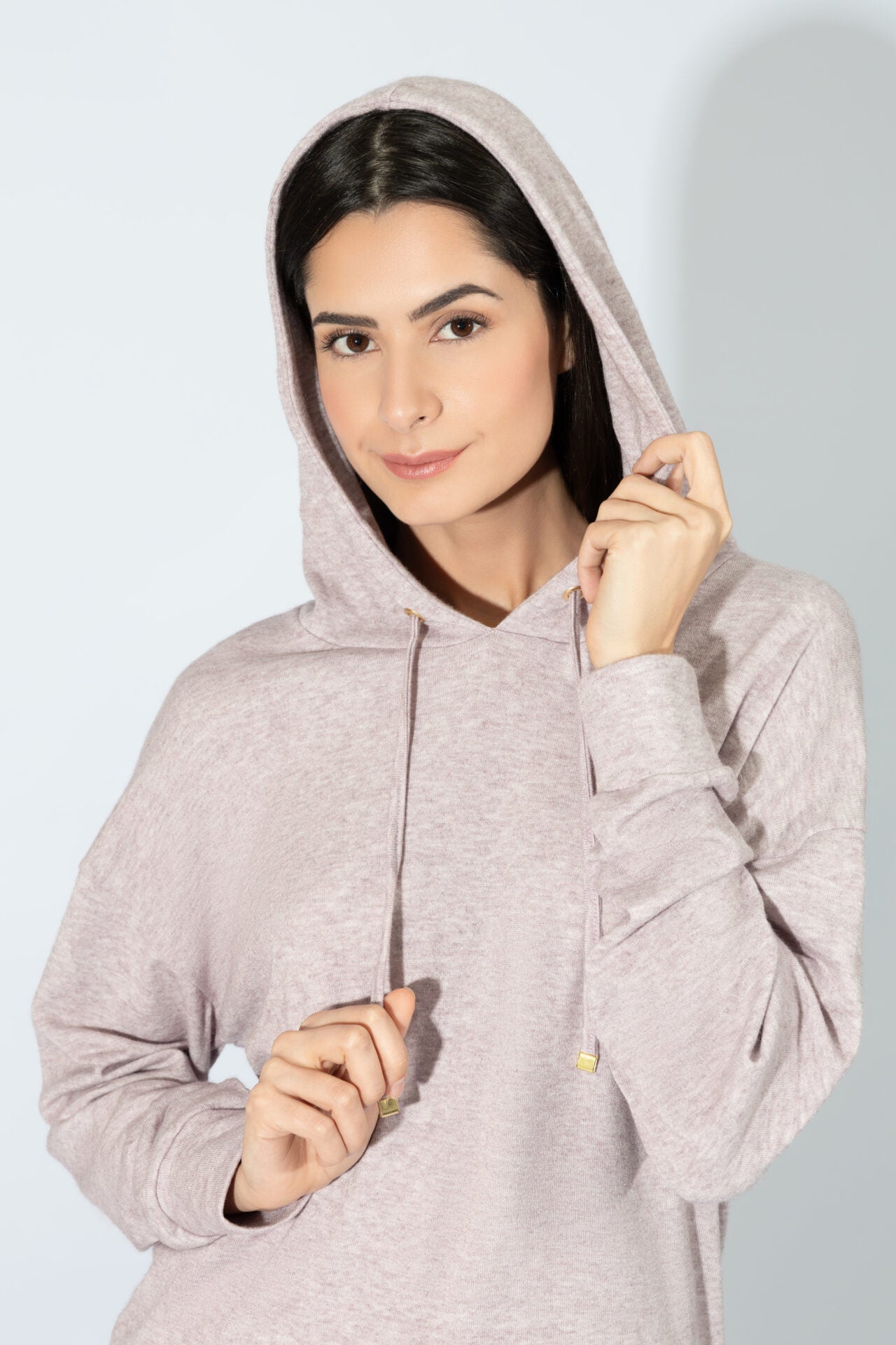 Harmony - Women's Knitted Hooded Homewear Lavender