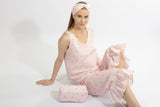 Harmony - Sleeveless Capri Set with Ruffles & Cherry Print