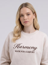 Harmony - Γυναικείο Φούτερ με Χνούδι Εσωτερικά & Κέντημα