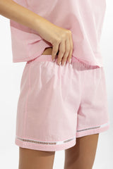 Harmony - Sleeveless Poplin Top With Eyelet Detail 100% Cotton