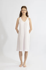 Harmony - Minimal Sleeveless Nightdress 50% Cotton - 50% Modal