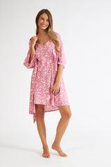 Harmony - Printed Rayon Viscose Wrap Robe
