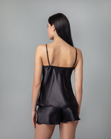 MilenaByParis - Luxury Satin Babydoll with Shorts