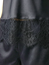 MilenaByParis - Soft Satin Babydoll with Shorts and Gossamer Lace