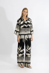 Harmony - Resort Wear Set with Shirt & Long Viscose Trousers