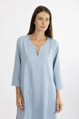 Harmony - Resort V-Neck Kaftan With 3/4 Sleeves