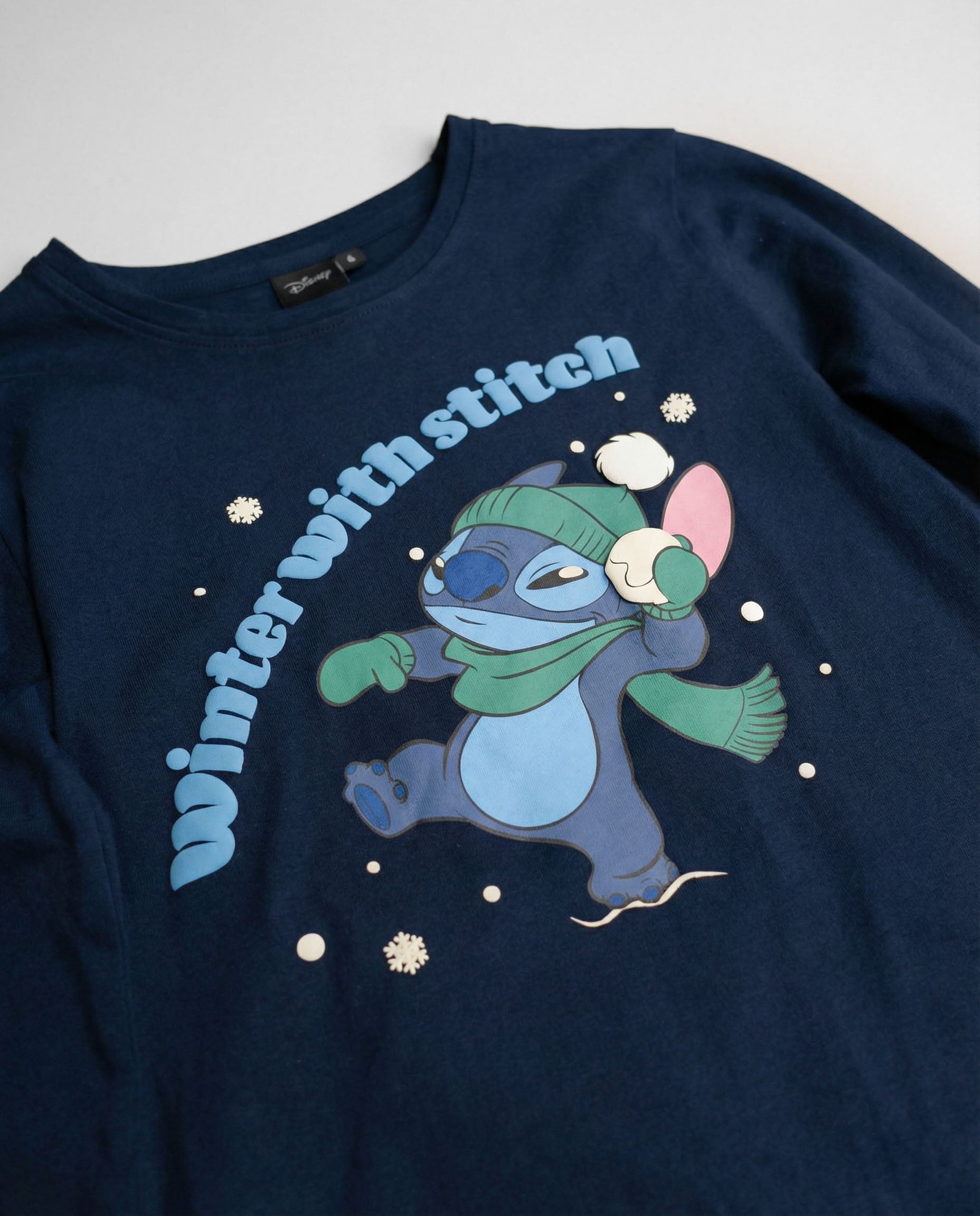 Disney - Παιδική Βαμβακερή Πιτζάμα με Σχέδιο "Stitch"