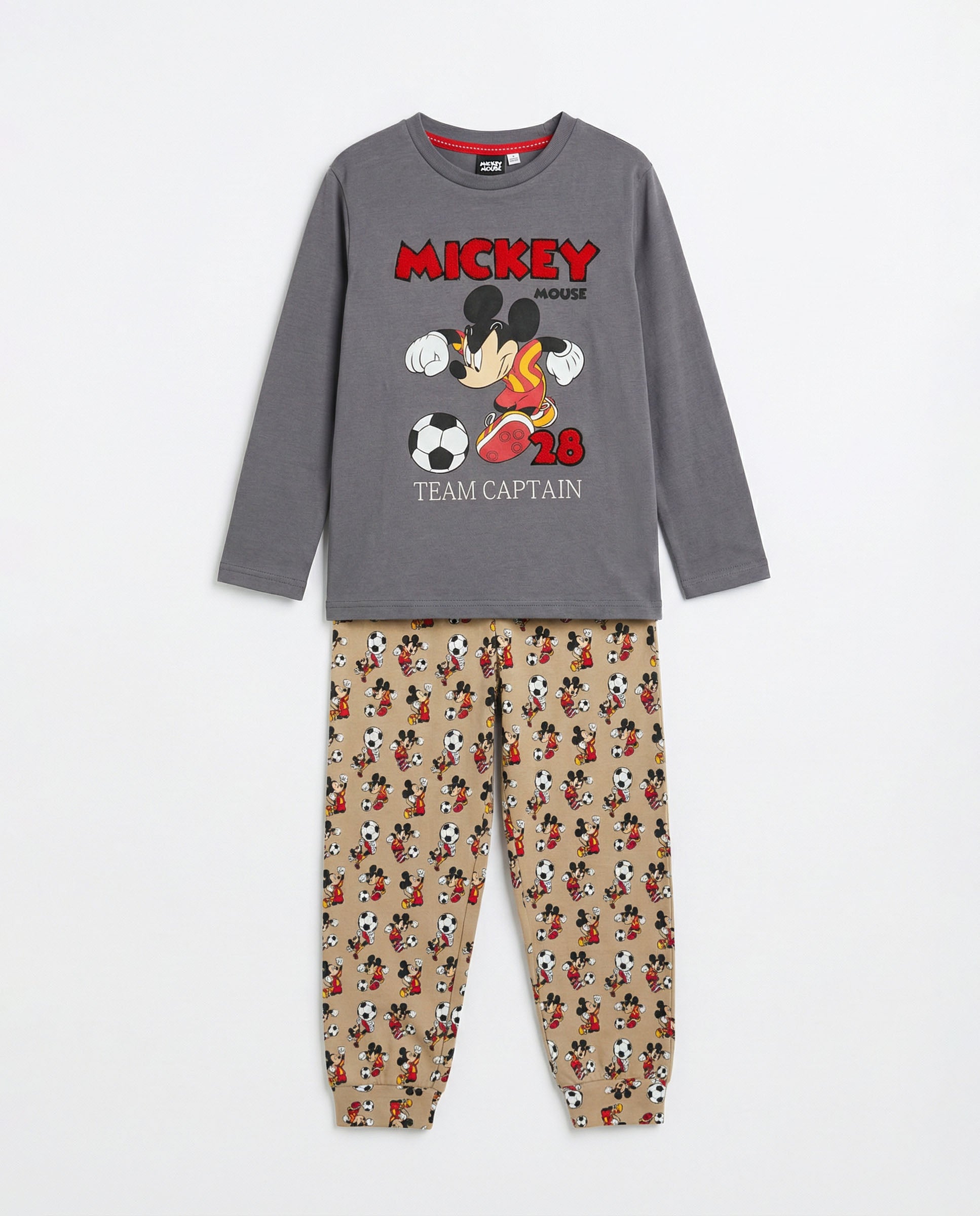 Disney - Παιδική Βαμβακερή Πιτζάμα με Σχέδιο "Mickey Mouse"