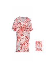 Pink Label - Beachwear Red Leopard