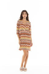 Pink Label - Beachwear Embroidery Rainbow