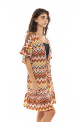 Pink Label - Beachwear Embroidery Rainbow