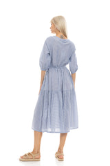 Pink Label - Blue Stripe Long Beachwear