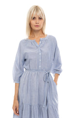 Pink Label - Blue Stripe Long Beachwear