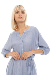 Pink Label - Blue Stripe Long Beachwear