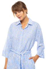 Pink Label - Beachwear Ice Blue Geo