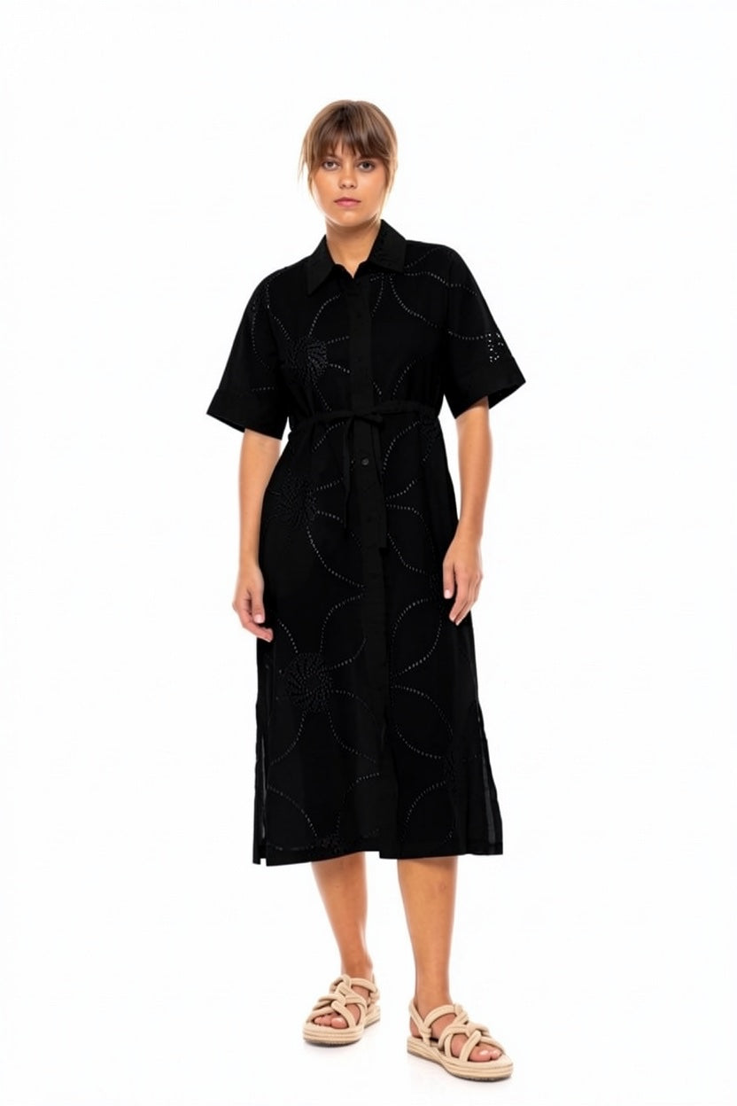 Pink Label - Beachwear Midi Moon Embroidery