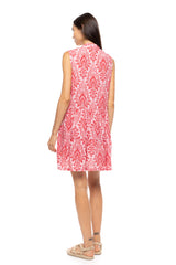 Pink Label - Beachwear Red Paisley