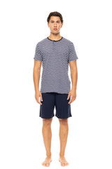 Ulysses - 3Pc Pajama Set Blue Linear