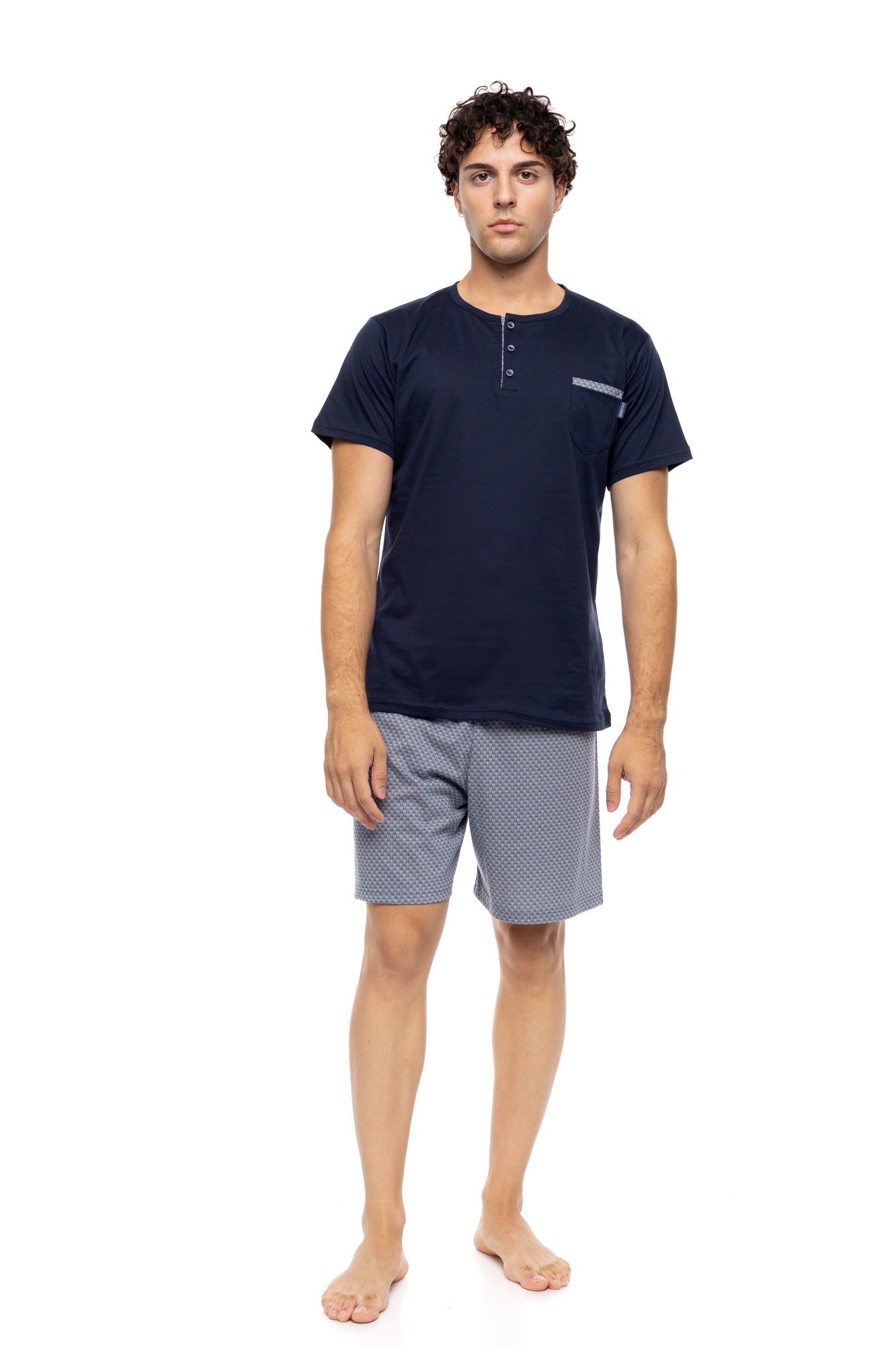Ulisse - Pyjama 3Pcs Light Grey Bike