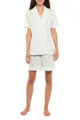 Pink Label - Green Geometric Pyjama