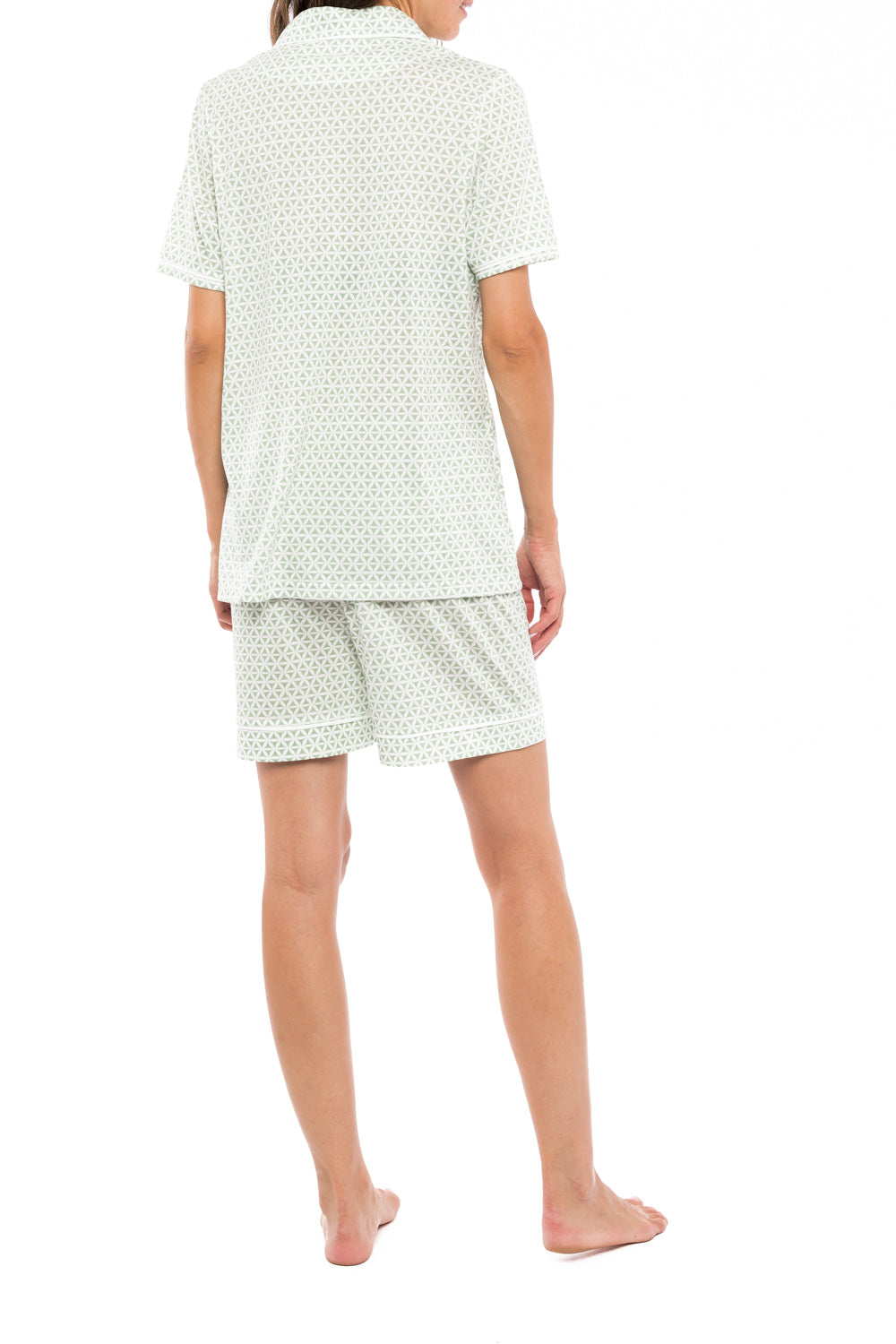 Pink Label - Green Geometric Pyjama