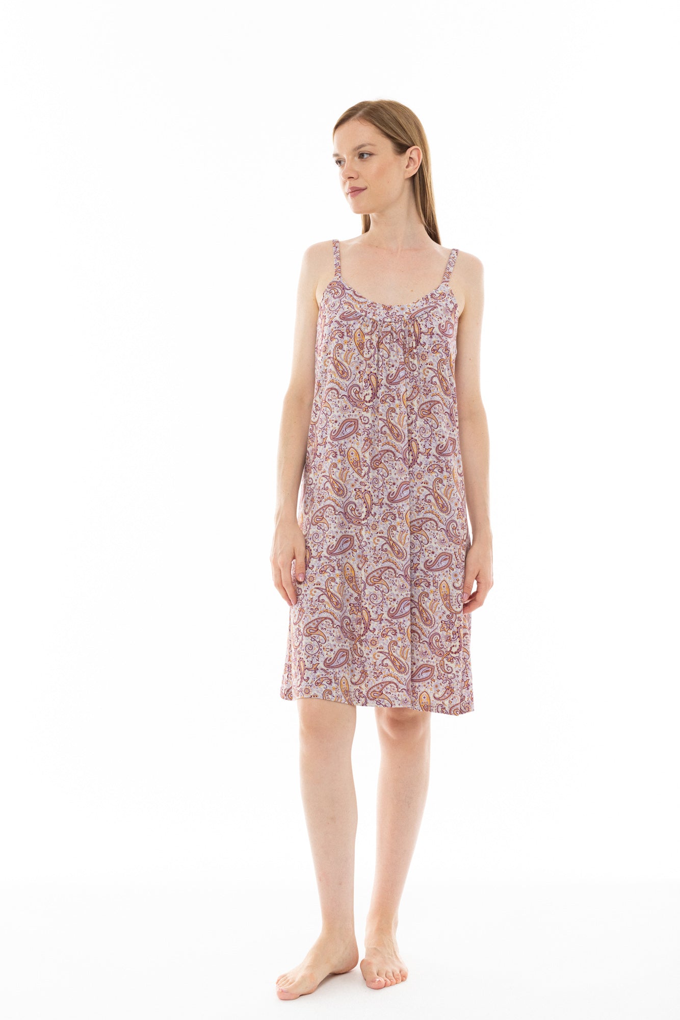 Pink Label - Nightgown Violet Paisley