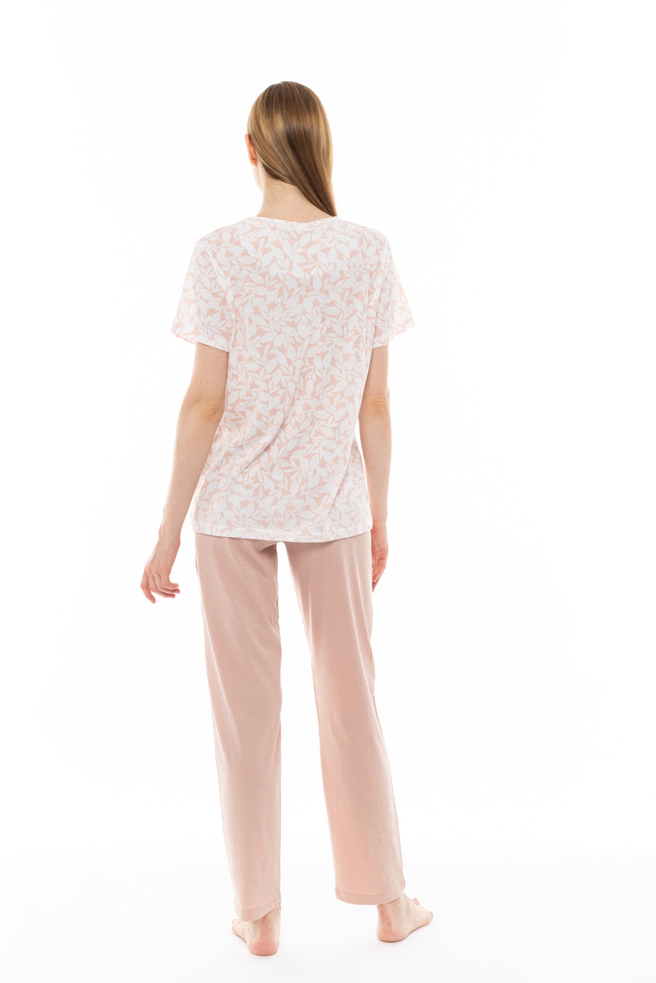 Pink Label - Pink Flower Capri Pyjamas
