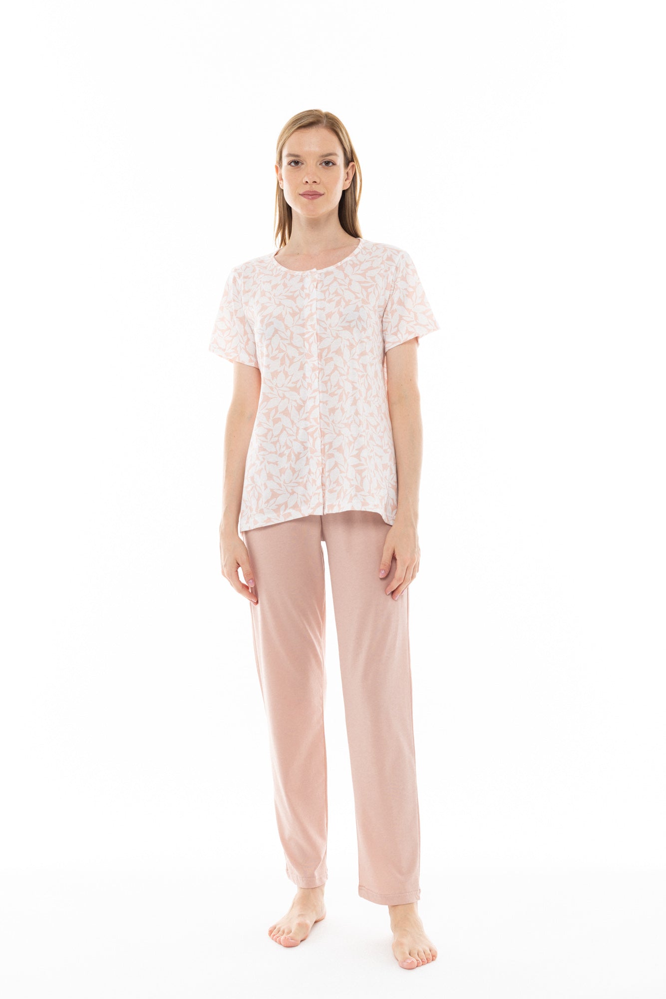 Pink Label - Pink Flower Capri Pyjamas