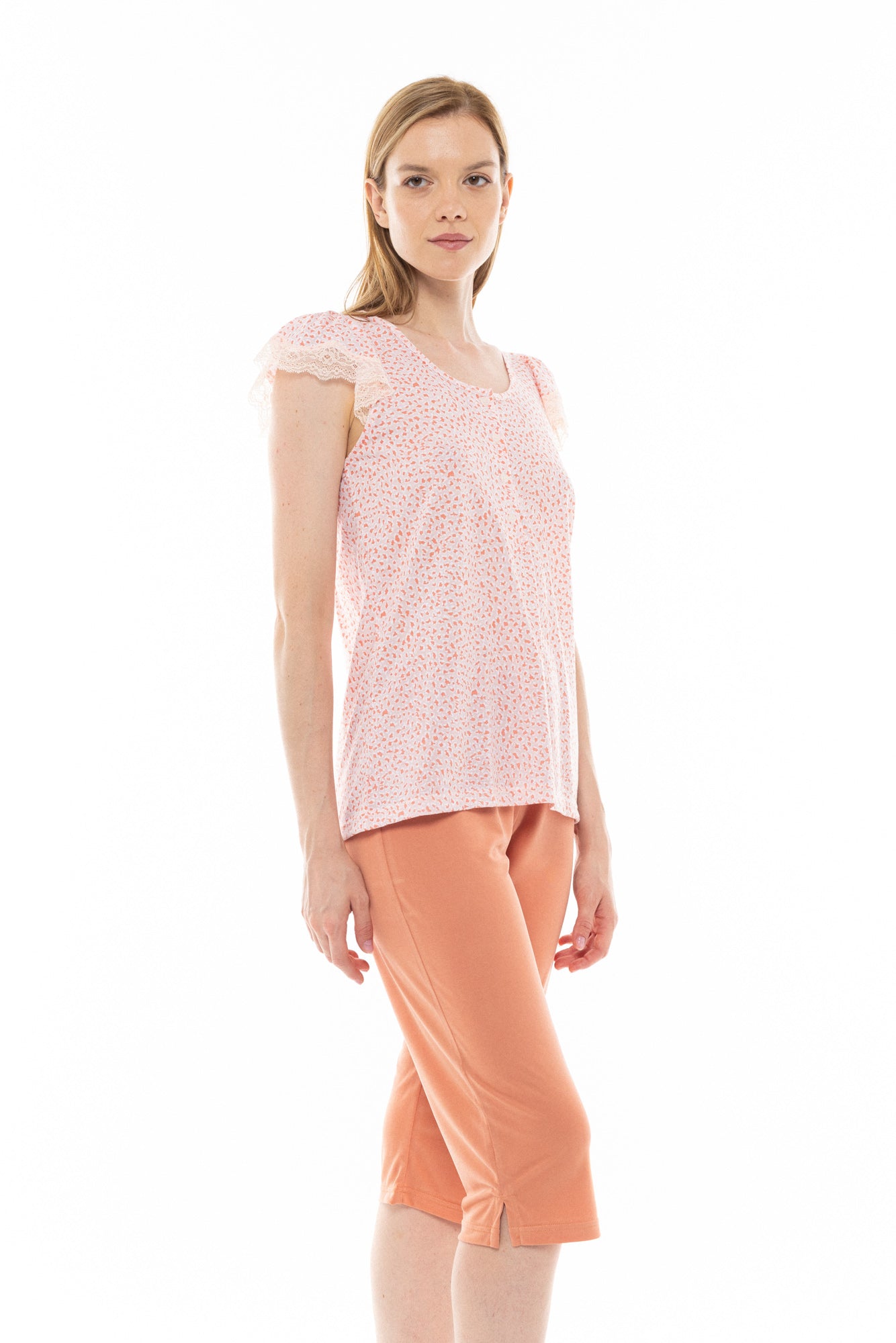 Pink Label - Pajamas Orange Leo