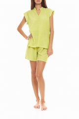 Pink Label - Rainbow Pajama Shorts