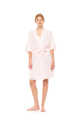 Pink Label - Robe Soft Pink Stripe