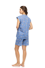Pink Label - Pyjama Short Dalmatian Denim