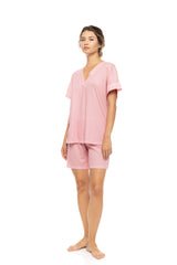 Pink Label - Pyjamas Shorts Summer Geo
