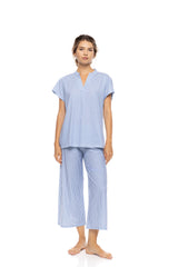 Pink Label - Long Striped Pyjama Pants