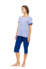 Pink Label - Pyjama Capri Summer Daisy