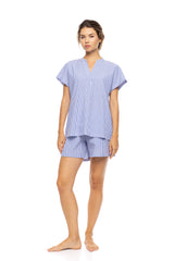 Pink Label - Pyjama Shorts Marina Stripe