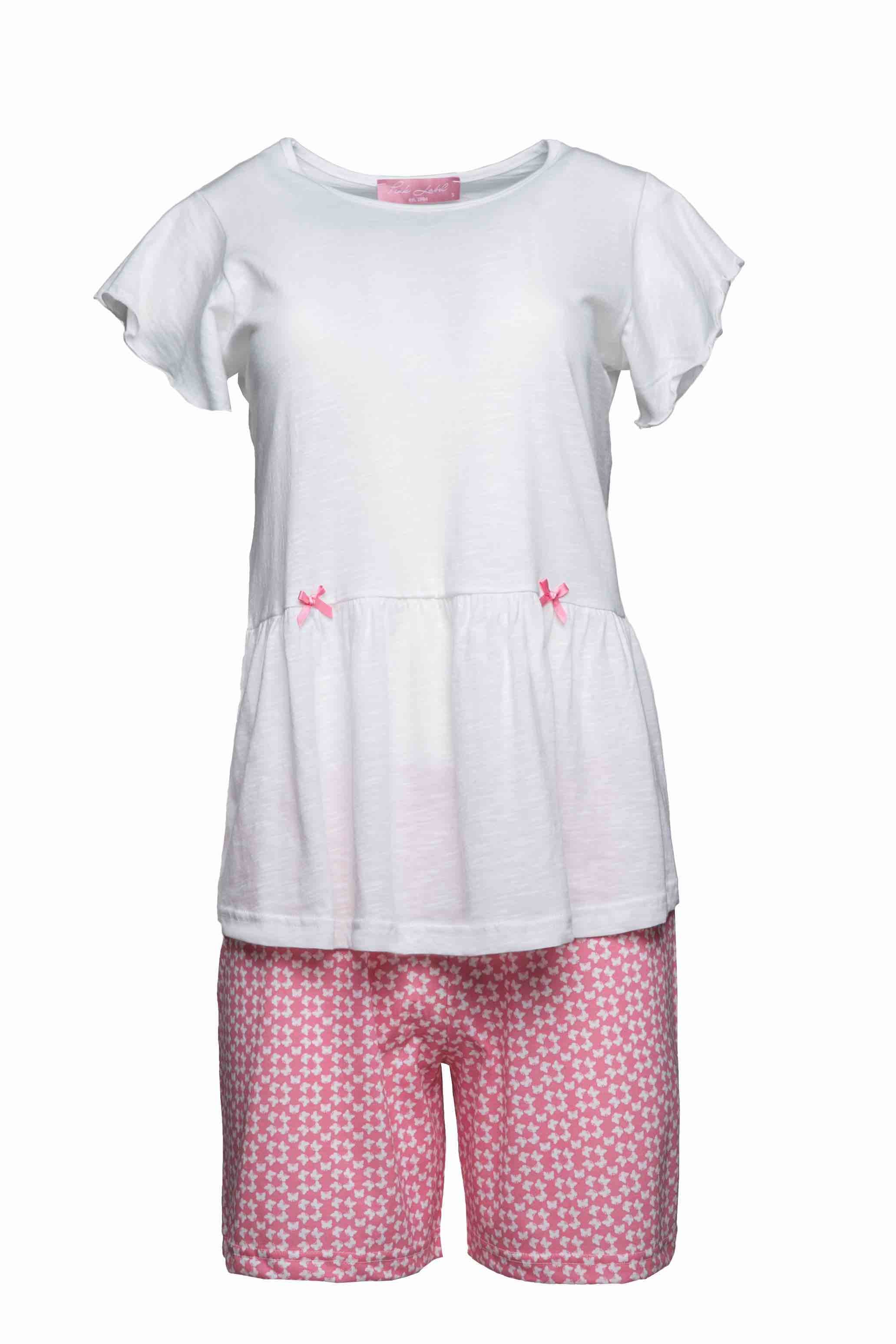 Pink Label - Butterfly Shorts Pyjamas