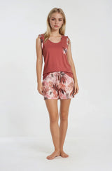 Pink Label - Palm Leaf Pajamas
