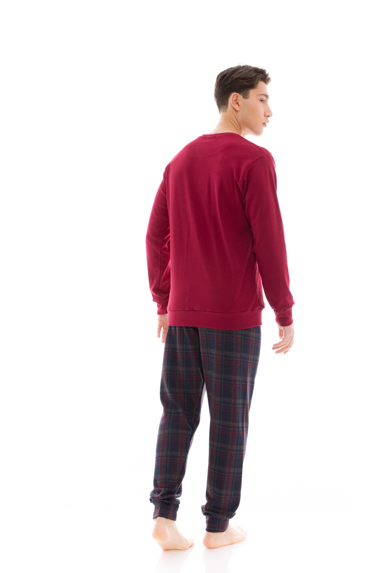 Ulisse - Pyjama Jacquard Red Plaid