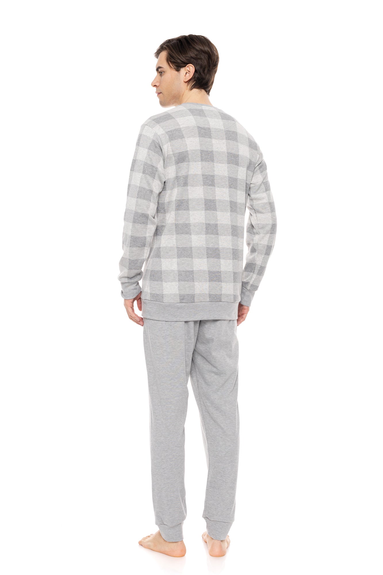 Ulisse - Pyjama Jacquard Grey Plaid