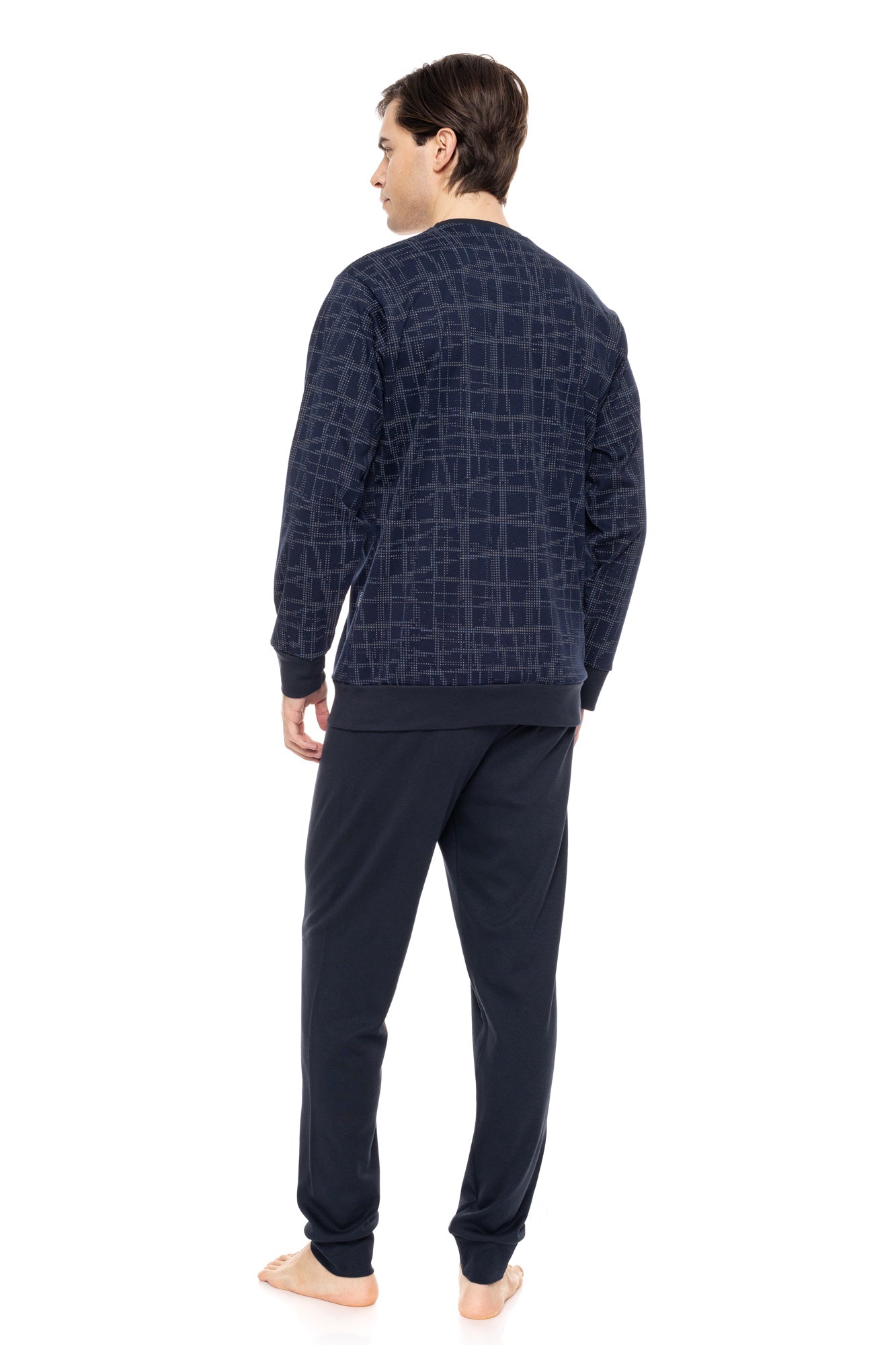 Ulisse - Pyjama Blue Geo Plaid