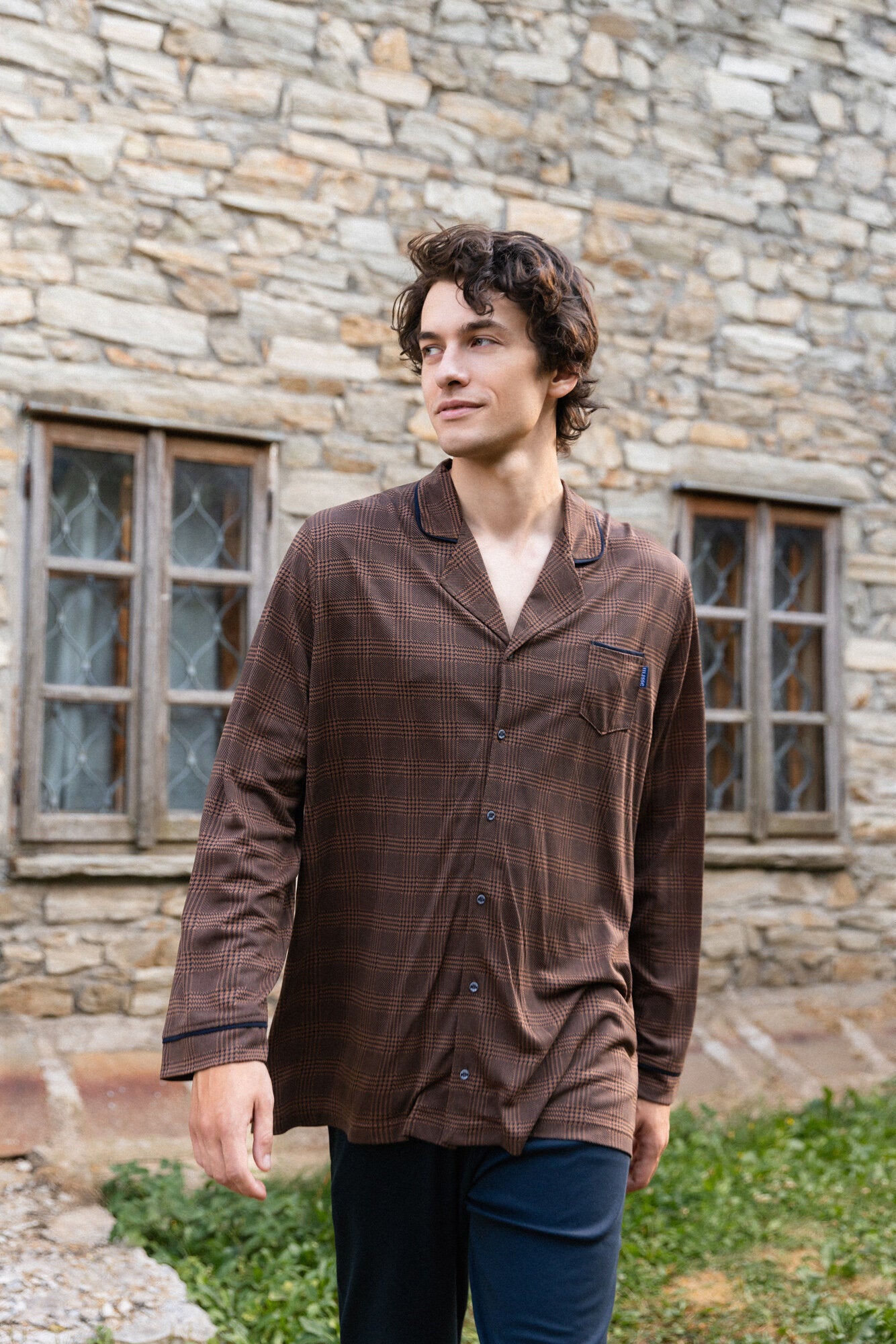 Ulisse - Pyjama Bronze Plaid