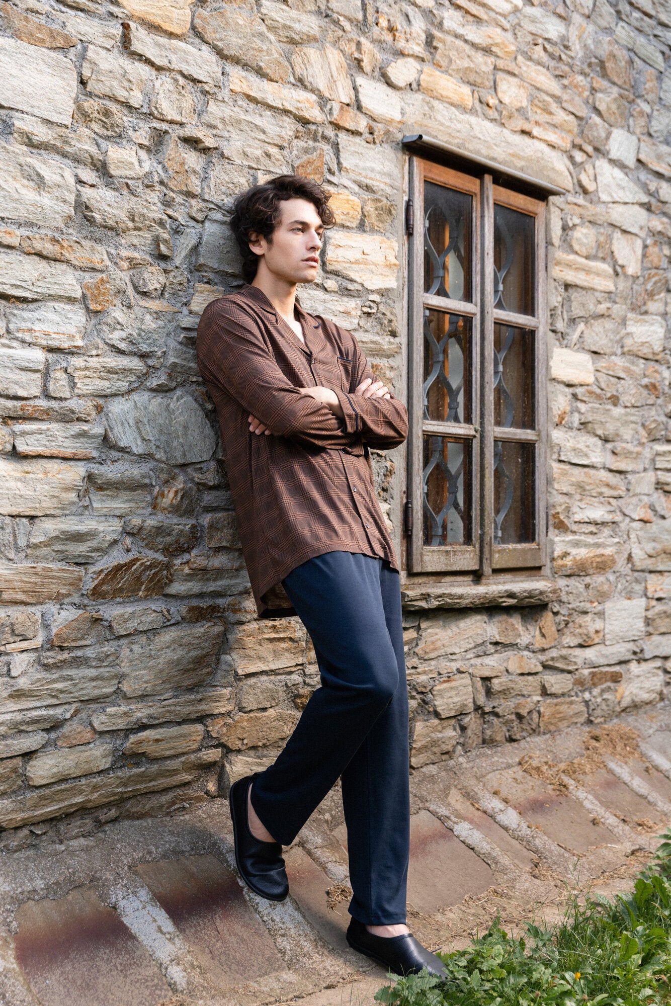 Ulisse - Pyjama Bronze Plaid