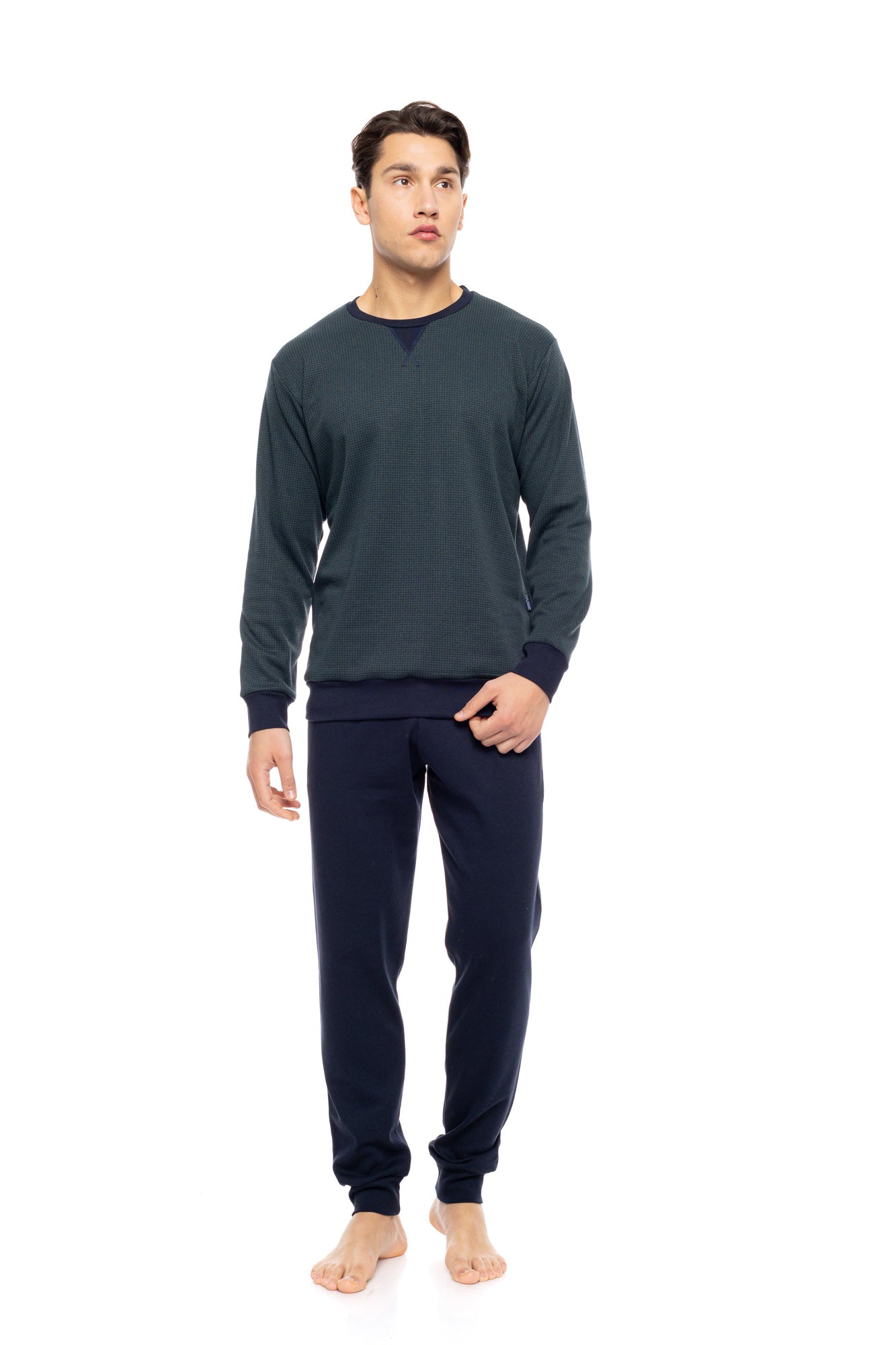 Ulisse - Pyjama Jacquard Forest Green