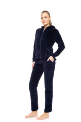 Pink Label - Velvet Tracsuit Set Pink Label Logo