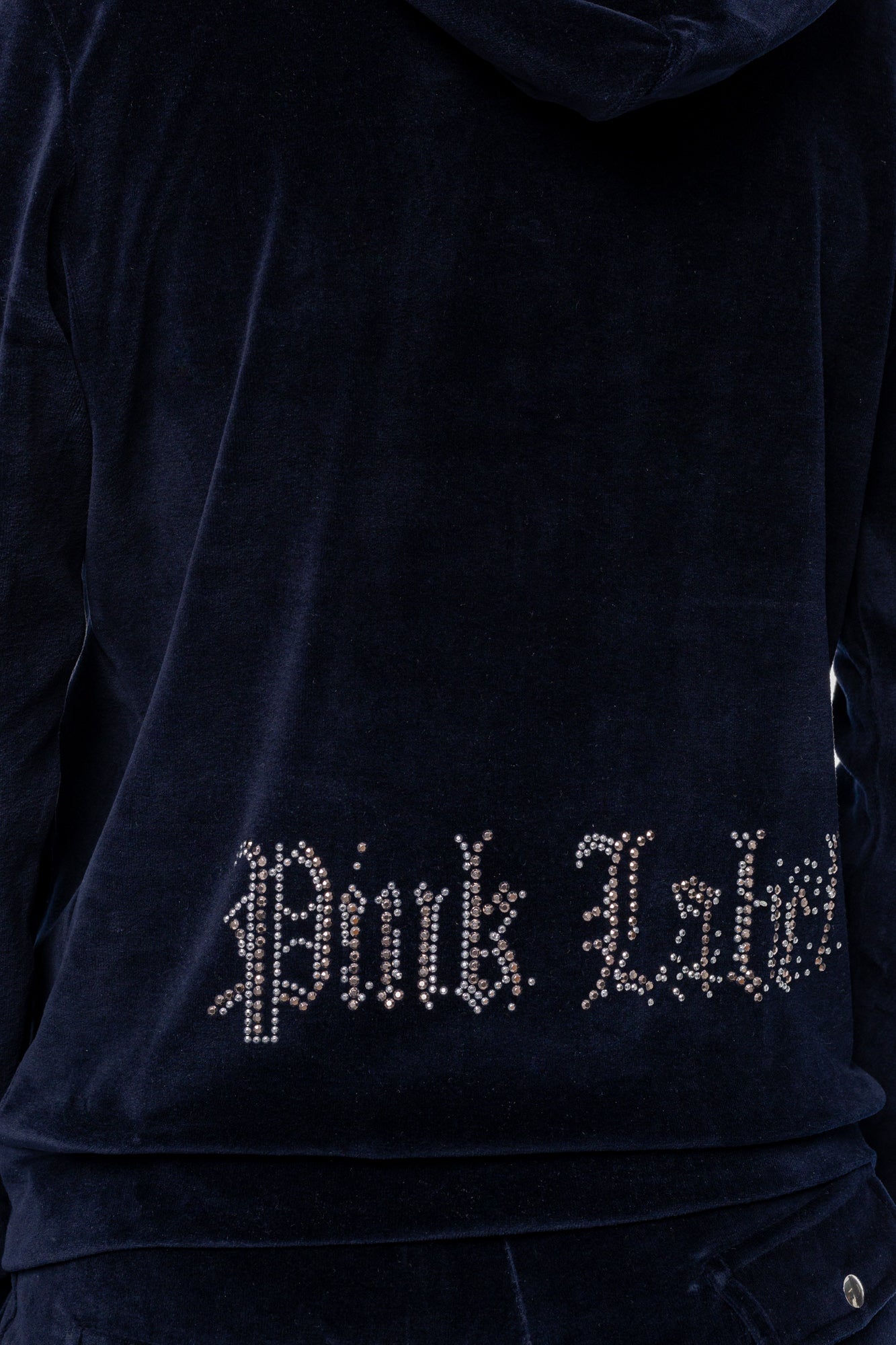 Pink Label - Velvet Tracsuit Set Pink Label Logo