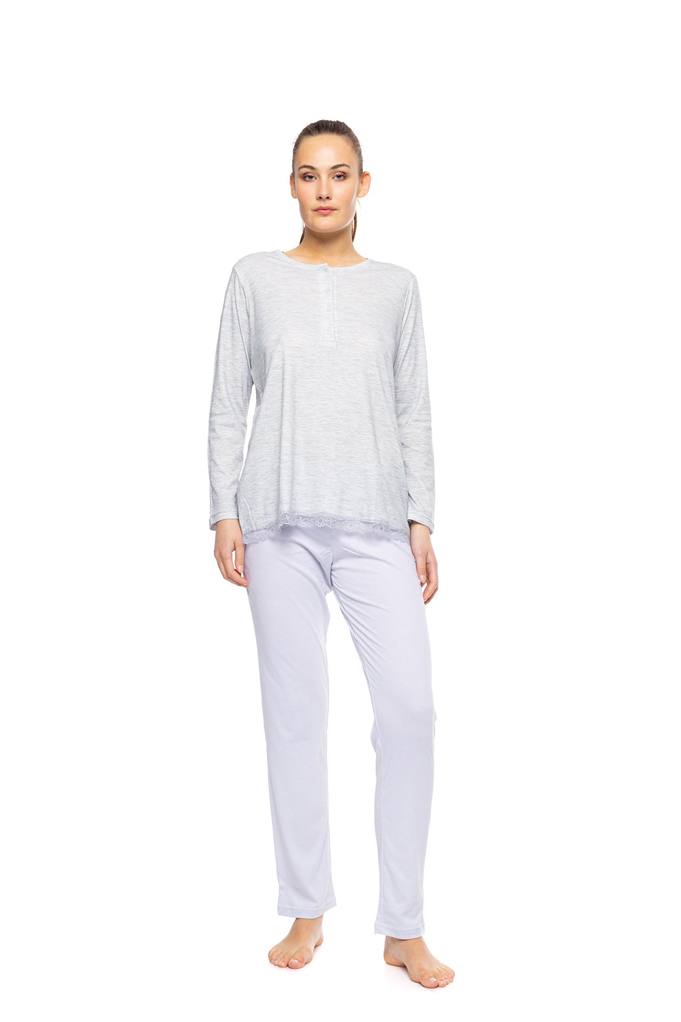 Pink Label - Solid Melange Pyjamas