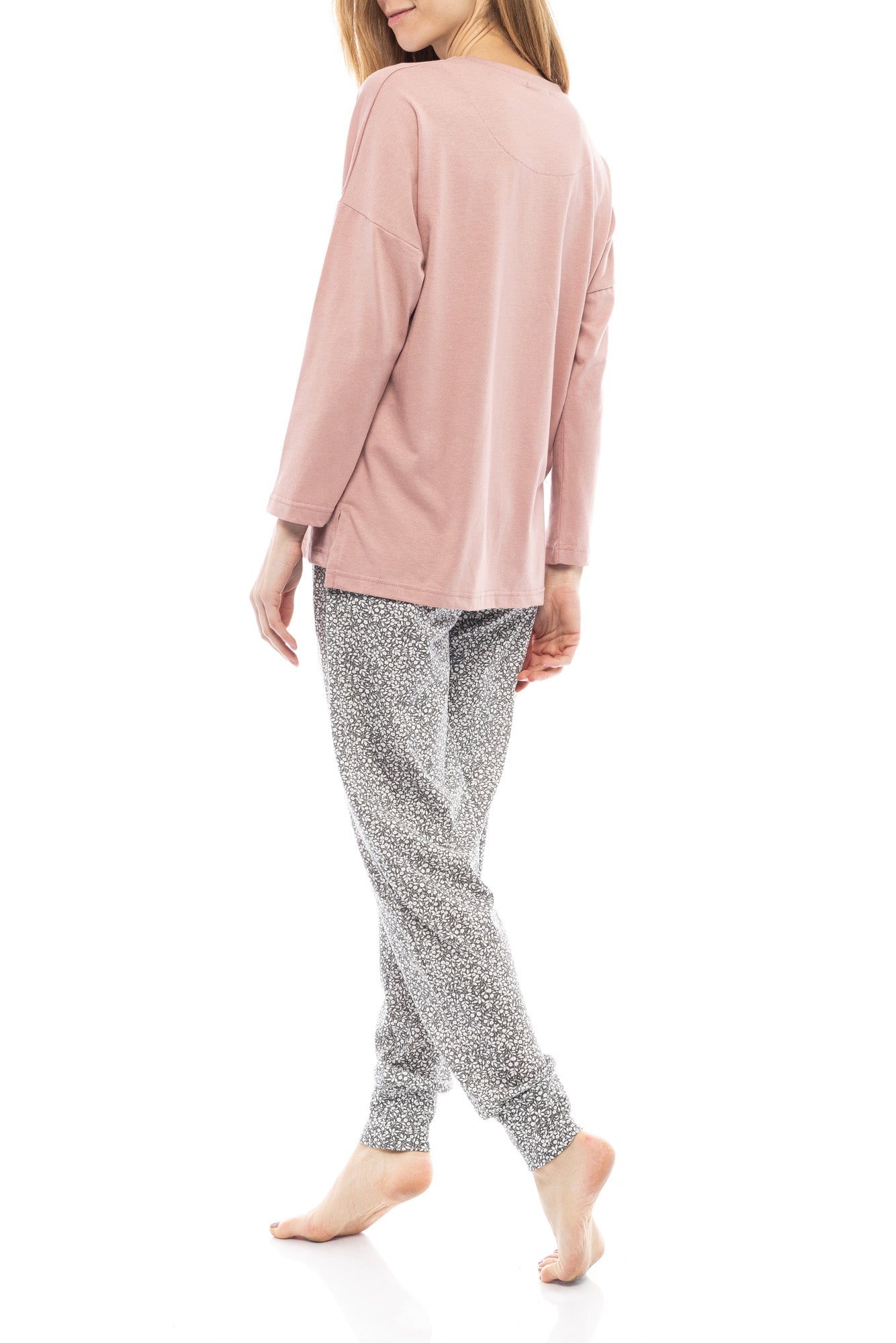 Pink Label - Grey Leaf Pyjamas