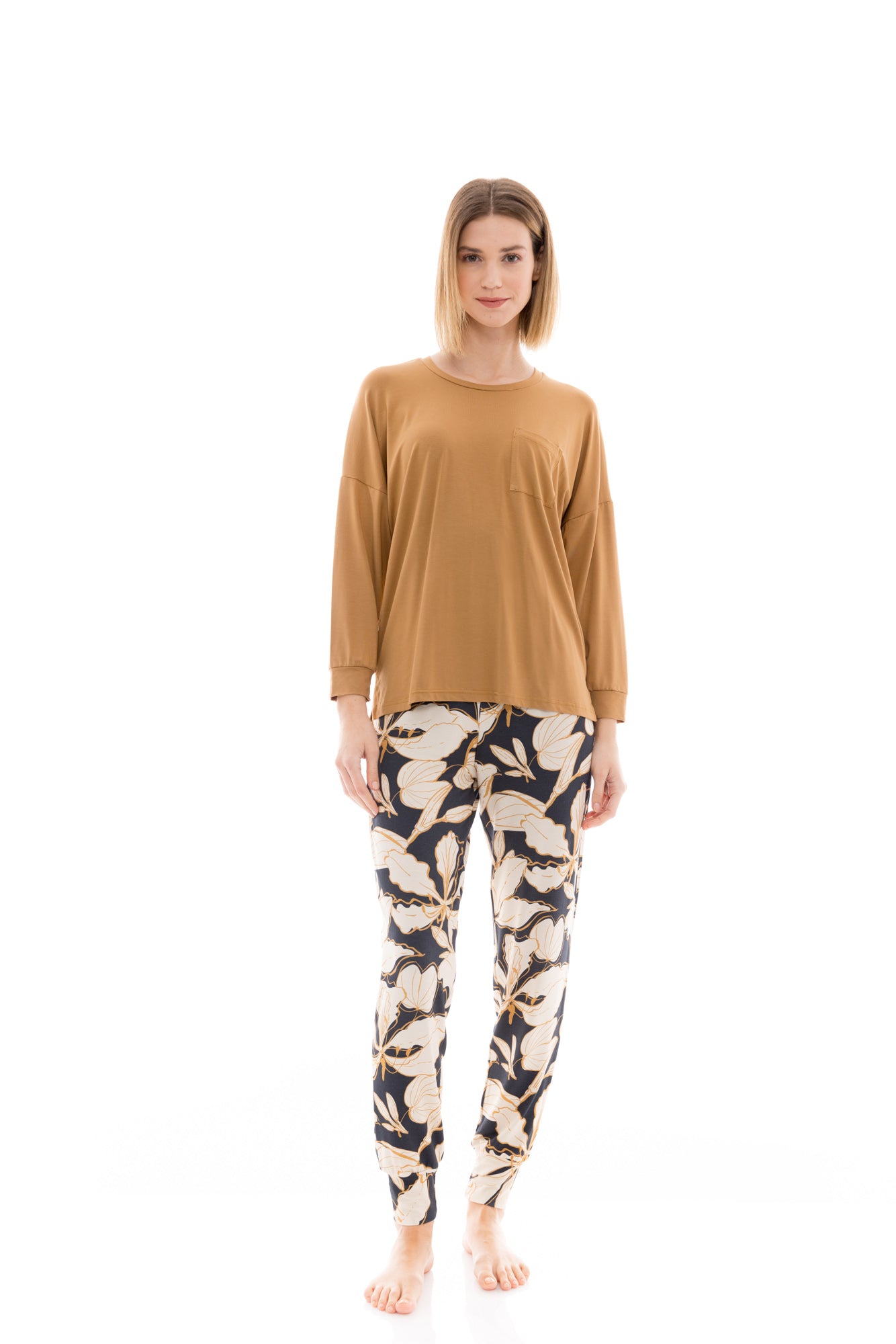 Pink Label - Gold Leaf Pyjama