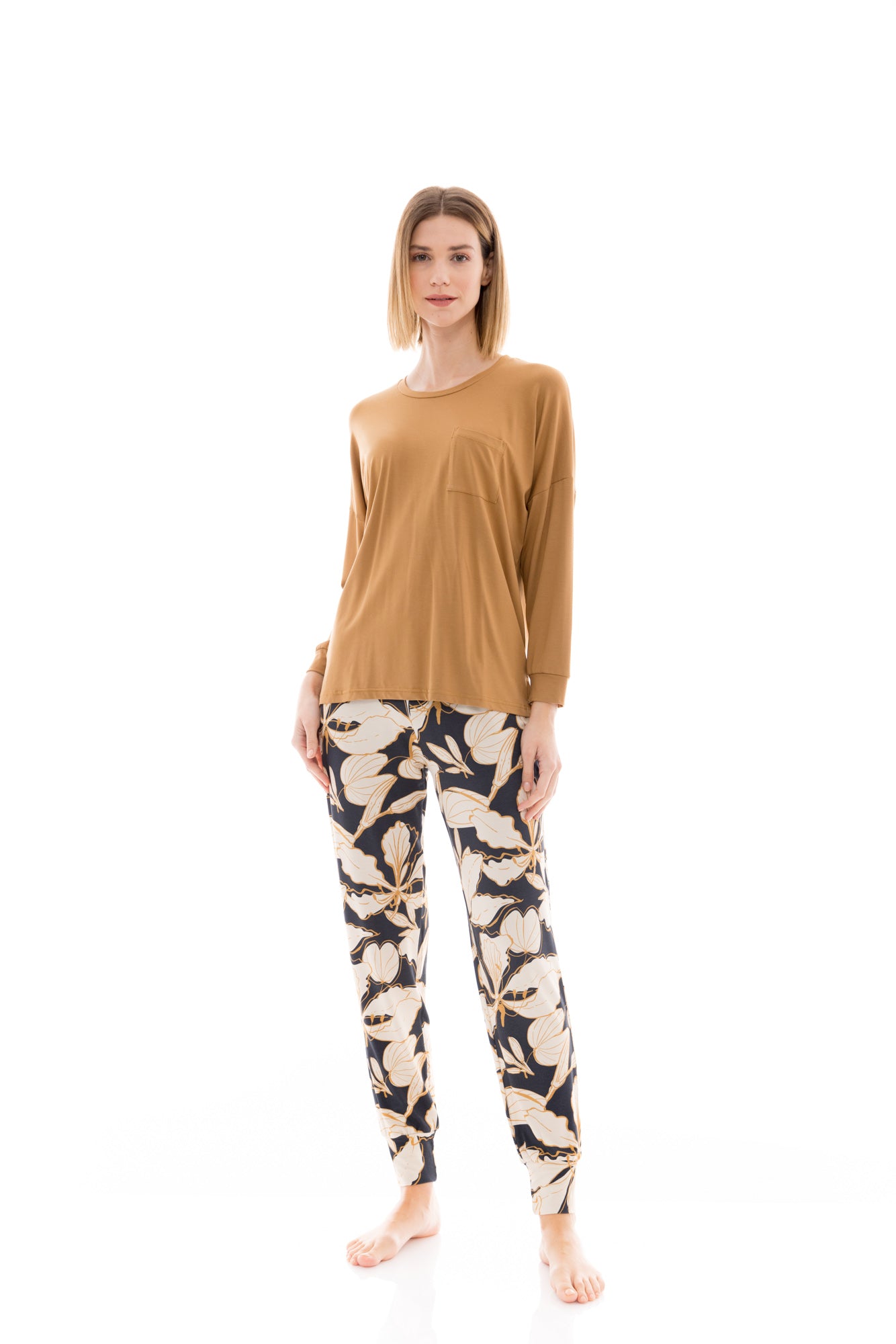 Pink Label - Gold Leaf Pyjama